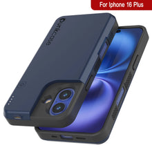 Load image into Gallery viewer, iPhone 16 Plus Battery Case, PunkJuice 8000mAH Fast Charging MagSafe Power Bank W/ Screen Protector | [Navy Blue]
