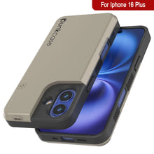 Load image into Gallery viewer, iPhone 16 Plus Battery Case, PunkJuice 8000mAH Fast Charging MagSafe Power Bank W/ Screen Protector | [Gold]
