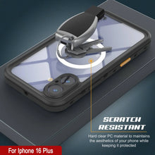 Load image into Gallery viewer, iPhone 16+ Plus Waterproof Case, Punkcase SpikeStar Black Series | Thin Fit 6.6ft Underwater IP68
