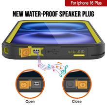 Load image into Gallery viewer, iPhone 16 Plus Waterproof Case, Punkcase [Extreme Series] Armor Cover W/ Built In Screen Protector [Yellow]
