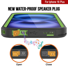 Load image into Gallery viewer, iPhone 16 Plus Waterproof Case, Punkcase [Extreme Series] Armor Cover W/ Built In Screen Protector [Light Green]
