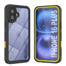 Load image into Gallery viewer, iPhone 16 Plus Waterproof Case, Punkcase [Extreme Series] Armor Cover W/ Built In Screen Protector [Yellow]
