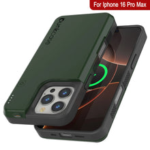 Load image into Gallery viewer, iPhone 16 Pro Max Battery Case, PunkJuice 8000mAH Fast Charging MagSafe Power Bank W/ Screen Protector | [Green]
