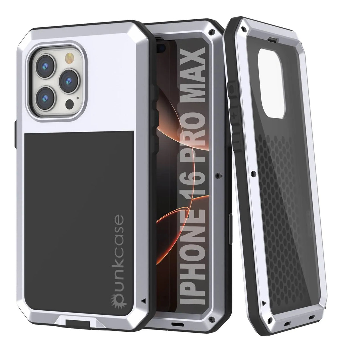 iPhone 16 Pro Max Metal Case, Heavy Duty Military Grade Armor Cover [s