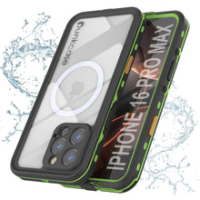 Load image into Gallery viewer, iPhone 16 Pro Max Waterproof Case, Punkcase SpikeStar Light-Green Series | Thin Fit 6.6ft Underwater IP68
