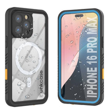 Load image into Gallery viewer, iPhone 16 Pro Max Waterproof Case, Punkcase [Extreme Mag Series] Armor Cover W/ Built In Screen Protector [Blue]
