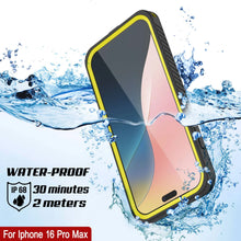 Load image into Gallery viewer, iPhone 16 Pro Max Waterproof Case, Punkcase [Extreme Mag Series] Armor Cover W/ Built In Screen Protector [Yellow]
