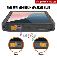 Load image into Gallery viewer, iPhone 16 Pro Max Waterproof Case, Punkcase [Extreme Mag Series] Armor Cover W/ Built In Screen Protector [Grey]

