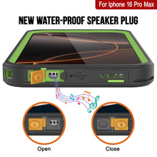 Load image into Gallery viewer, Products iPhone 16 Pro Max Waterproof Case, Punkcase [Extreme Series] Armor Cover W/ Built In Screen Protector [Light Green]
