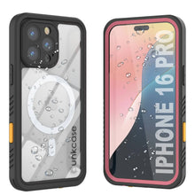 Load image into Gallery viewer, iPhone 16 Pro Waterproof Case, Punkcase [Extreme Mag Series] Armor Cover W/ Built In Screen Protector [Pink]
