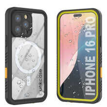 Load image into Gallery viewer, iPhone 16 Pro Waterproof Case, Punkcase [Extreme Mag Series] Armor Cover W/ Built In Screen Protector [Yellow]

