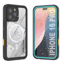 Load image into Gallery viewer, iPhone 16 Pro Waterproof Case, Punkcase [Extreme Mag Series] Armor Cover W/ Built In Screen Protector [Teal]
