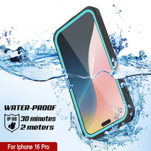 Load image into Gallery viewer, iPhone 16 Pro Waterproof Case, Punkcase [Extreme Mag Series] Armor Cover W/ Built In Screen Protector [Teal]
