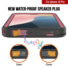 Load image into Gallery viewer, iPhone 16 Pro Waterproof Case, Punkcase [Extreme Mag Series] Armor Cover W/ Built In Screen Protector [Pink]
