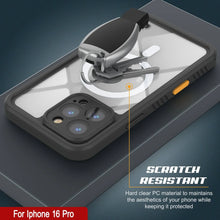 Load image into Gallery viewer, iPhone 16 Pro Waterproof Case, Punkcase [Extreme Mag Series] Armor Cover W/ Built In Screen Protector [Grey]
