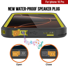 Load image into Gallery viewer, iPhone 16 Pro Waterproof Case, Punkcase [Extreme Series] Armor Cover W/ Built In Screen Protector [Yellow]
