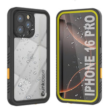 Load image into Gallery viewer, iPhone 16 Pro Waterproof Case, Punkcase [Extreme Series] Armor Cover W/ Built In Screen Protector [Yellow]
