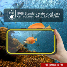 Load image into Gallery viewer, iPhone 16 Pro Waterproof Case, Punkcase [Extreme Series] Armor Cover W/ Built In Screen Protector [Yellow]
