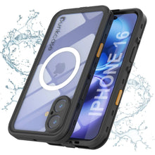 Load image into Gallery viewer, iPhone 16 Waterproof Case, Punkcase SpikeStar Black Series | Thin Fit 6.6ft Underwater IP68
