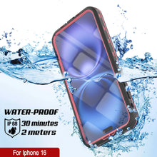 Load image into Gallery viewer, iPhone 16 Waterproof Case, Punkcase SpikeStar Pink Series | Thin Fit 6.6ft Underwater IP68
