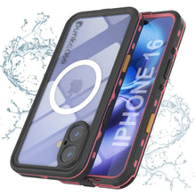 Load image into Gallery viewer, iPhone 16 Waterproof Case, Punkcase SpikeStar Pink Series | Thin Fit 6.6ft Underwater IP68
