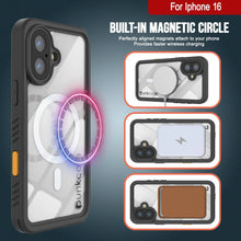 Load image into Gallery viewer, iPhone 16  Waterproof Case, Punkcase [Extreme Mag Series] Armor Cover W/ Built In Screen Protector [White]
