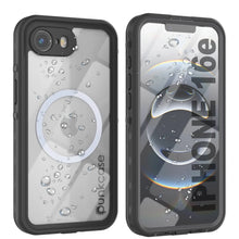 Load image into Gallery viewer, iPhone 16e Waterproof IP68 Case, Punkcase [Clear] [StudStar Series] [Slim Fit] [Dirtproof]
