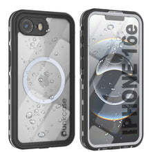 Load image into Gallery viewer, iPhone 16e Waterproof IP68 Case, Punkcase [White] [StudStar Series] [Slim Fit] [Dirtproof]
