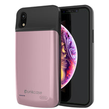 Load image into Gallery viewer, iPhone 11 Battery Case, PunkJuice 5000mAH Fast Charging Power Bank W/ Screen Protector | [Rose-Gold]
