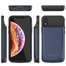 Load image into Gallery viewer, iPhone 11 Pro Battery Case, PunkJuice 5000mAH Fast Charging Power Bank W/ Screen Protector | [Blue]
