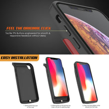 Load image into Gallery viewer, iPhone 11 Pro Battery Case, PunkJuice 5000mAH Fast Charging Power Bank W/ Screen Protector | [Red]
