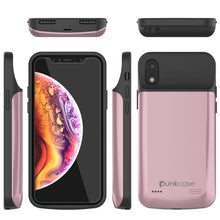 Load image into Gallery viewer, iPhone 11 Battery Case, PunkJuice 5000mAH Fast Charging Power Bank W/ Screen Protector | [Rose-Gold]
