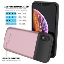 Load image into Gallery viewer, iPhone 11 Battery Case, PunkJuice 5000mAH Fast Charging Power Bank W/ Screen Protector | [Rose-Gold]
