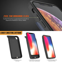 Load image into Gallery viewer, iPhone 11 Pro Battery Case, PunkJuice 5000mAH Fast Charging Power Bank W/ Screen Protector | [Blue]
