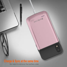 Load image into Gallery viewer, iPhone 11 Battery Case, PunkJuice 5000mAH Fast Charging Power Bank W/ Screen Protector | [Rose-Gold]
