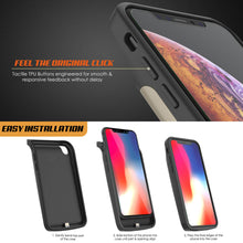 Load image into Gallery viewer, iphone XS Battery Case, PunkJuice 5000mAH Fast Charging Power Bank W/ Screen Protector | [Gold]
