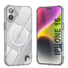 Load image into Gallery viewer, Punkcase iPhone 16 Magnetic Wireless Charging Case [ClearMag Series][Clear]
