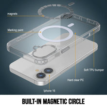 Load image into Gallery viewer, Punkcase iPhone 16 Magnetic Wireless Charging Case [ClearMag Series][Clear]
