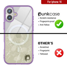 Load image into Gallery viewer, Punkcase iPhone 16 Magnetic Wireless Charging Case [ClearMag Series][Purple]
