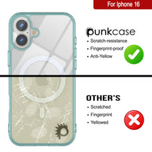 Load image into Gallery viewer, Punkcase iPhone 16 Magnetic Wireless Charging Case [ClearMag Series][Teal]
