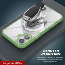 Load image into Gallery viewer, Punkcase iPhone 16 Plus Magnetic Wireless Charging Case [ClearMag Series][Green]
