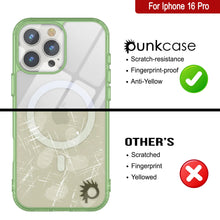Load image into Gallery viewer, Punkcase iPhone 16 Pro Magnetic Wireless Charging Case [ClearMag Series][Green]
