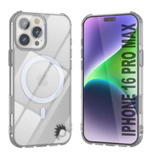 Load image into Gallery viewer, Punkcase iPhone 16 Pro Max Magnetic Wireless Charging Case [ClearMag Series][Clear]
