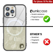 Load image into Gallery viewer, Punkcase iPhone 16 Pro Max Magnetic Wireless Charging Case [ClearMag Series][Black]
