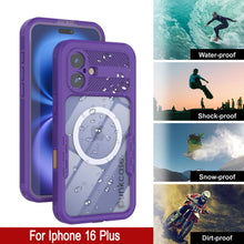 Load image into Gallery viewer, iPhone 16 Plus Waterproof Case [Alpine 2.0 Series] [Slim Fit] [IP68 Certified] [Shockproof] [Purple]
