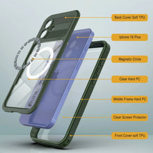 Load image into Gallery viewer, iPhone 16 Plus Waterproof Case [Alpine 2.0 Series] [Slim Fit] [IP68 Certified] [Shockproof] [Light Green]
