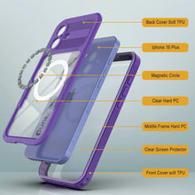Load image into Gallery viewer, iPhone 16 Plus Waterproof Case [Alpine 2.0 Series] [Slim Fit] [IP68 Certified] [Shockproof] [Purple]
