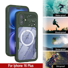 Load image into Gallery viewer, iPhone 16 Plus Waterproof Case [Alpine 2.0 Series] [Slim Fit] [IP68 Certified] [Shockproof] [Light Green]
