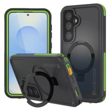 Load image into Gallery viewer, Galaxy S25 Plus Waterproof Case [Kickstud 2.0 Series] Protective IP68 Cover W/Screen Protector &amp; Kickstand [Green]
