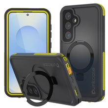 Load image into Gallery viewer, Galaxy S25 Plus Waterproof Case [Kickstud 2.0 Series] Protective IP68 Cover W/Screen Protector &amp; Kickstand [Yellow]

